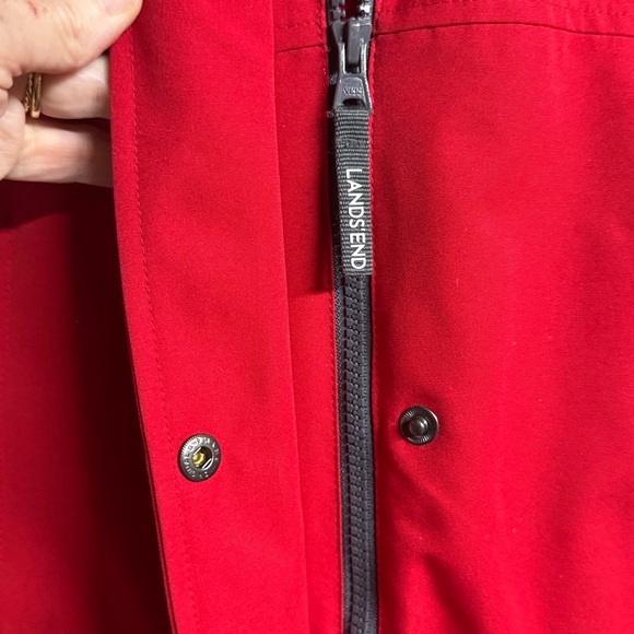 Lands' End Women's Outerwear Expedition Down Waterproof Parka Jacket With Hood - Picture 6 of 11